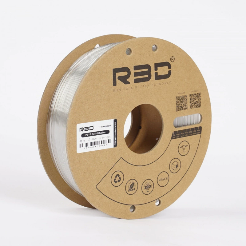 PETG-нить (R3D) 1 кг — экономичный сорт, разноцветные катушки и объёмы