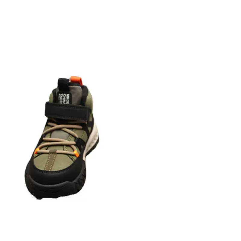 Demi-season sports children's fleece winter high shoes for boys, casual footwear, 2023