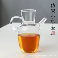 Стеклянный чайник, зеленый чай, холодный напиток, вместительная чашка для чая