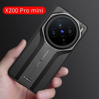 适用VIVOX200Ultra/MINI手机壳超跑2代X200S高档皮纹商务防摔软壳