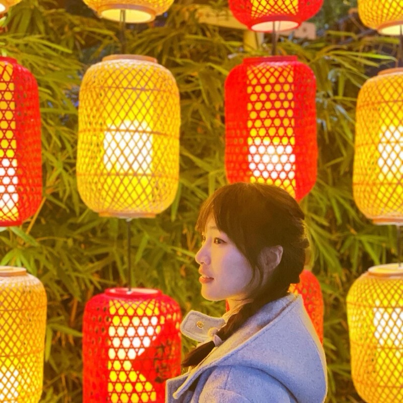 Bamboo lanterns in vintage style, custom-printed bamboo lampshades, Chinese-style hot pot restaurant outdoor bamboo art dining pendant lights Bamboo lanterns in vintage style, custom-printed bamboo lampshades, Chinese-style hot pot restaurant outdoor bamboo art dining pendant lights
