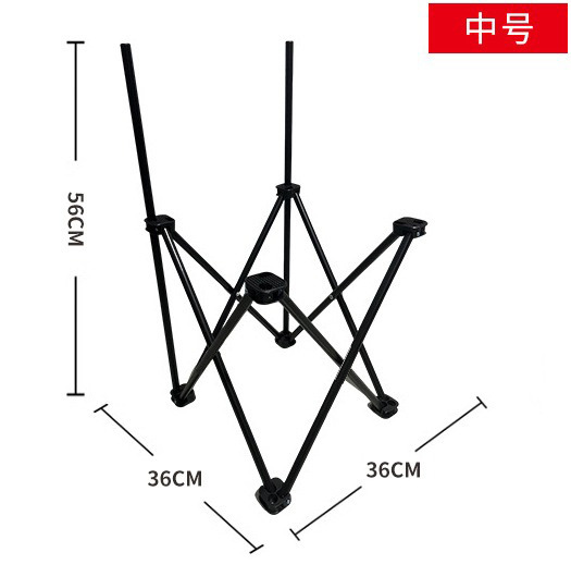 검정색 중간 선반