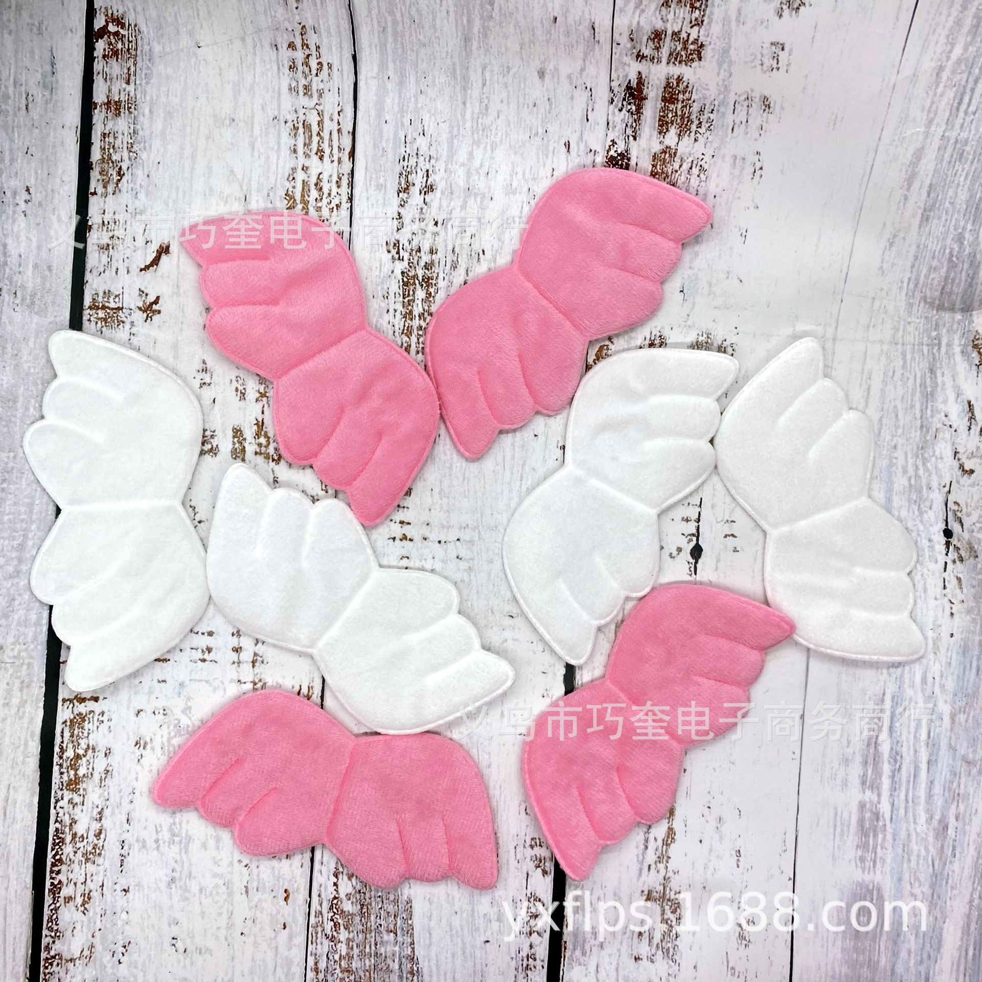 Trendy, creative, adorable pink and white wings, dreamy children's shoes, socks, decorative accessories, bags, clothing accessories