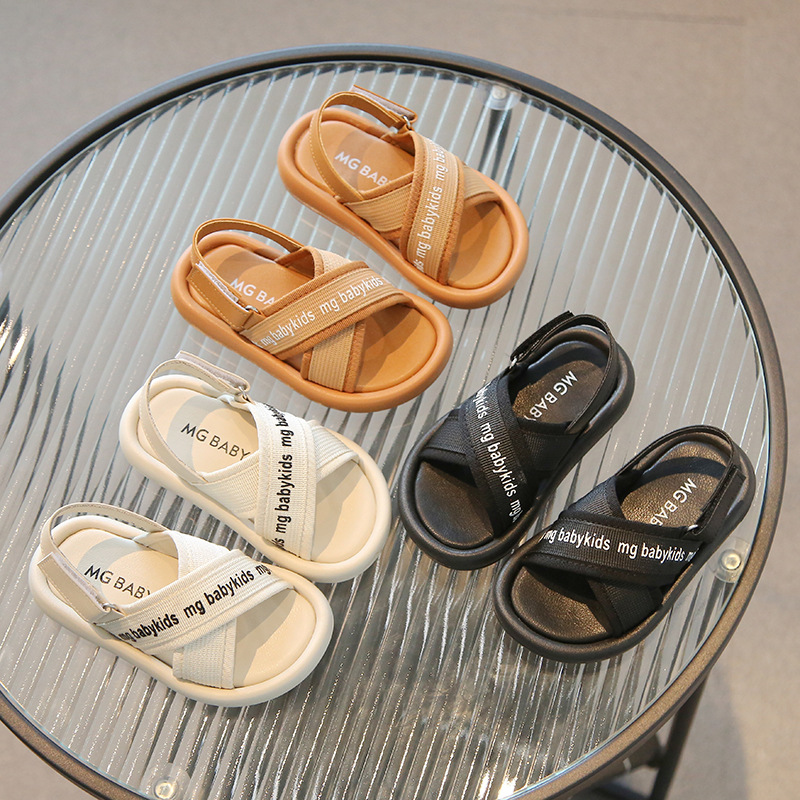 Dětské sandály pro volný čas a k vodě se suchým zipem_voghion.com