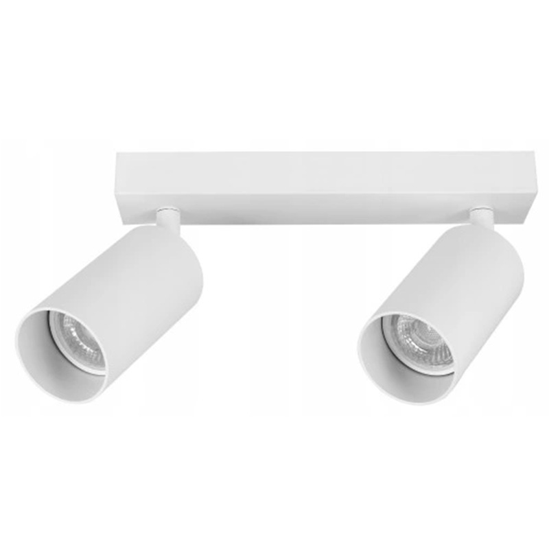 Los focos led de techo de dos extremos, tres cabezas y cuatro cabezas pueden reemplazar la fuente de luz para ajustar el ángulo de la lámpara de pista GU10 de la tienda de ropa