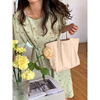 [Song Ming]Floral Dress 2021 new pattern summer French temperament puff sleeve Waist longuette DX615