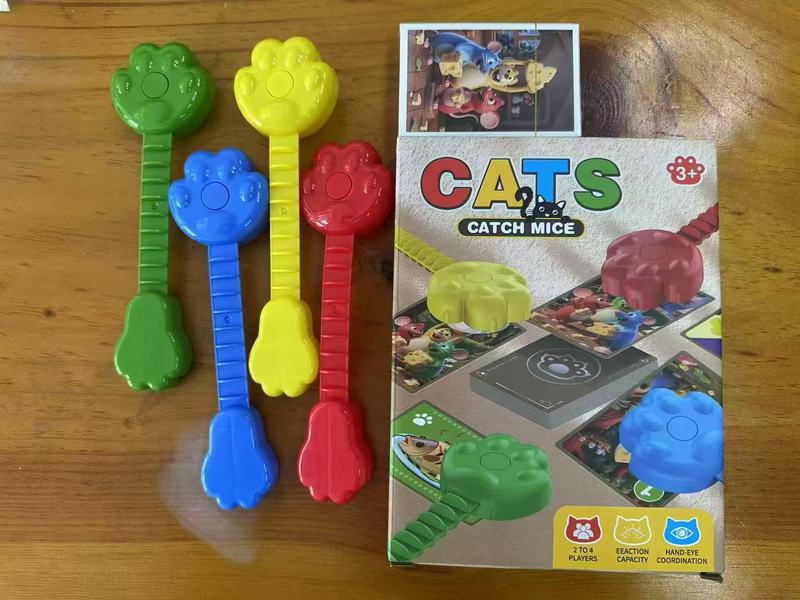 猫とネズミのデスクトップゲーム子供の早期教育反応多人数対戦パズル赤ちゃんの観察と集中力トレーニング|undefined