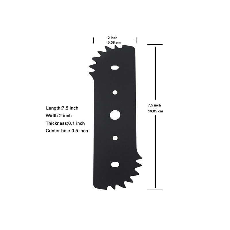 Cuchilla recortadora 71-86880 50018386 para Worx WG895 y WG896LawnE