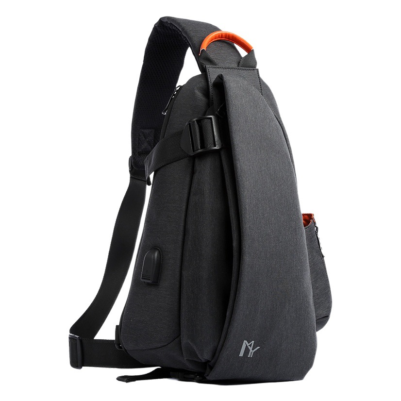Korean Style Fashionable Chest Bag Men's Shoulder Bag Large Capacity Crossbody Bag Water-repellent Oxford Cloth Men's Casual Backpack in stock