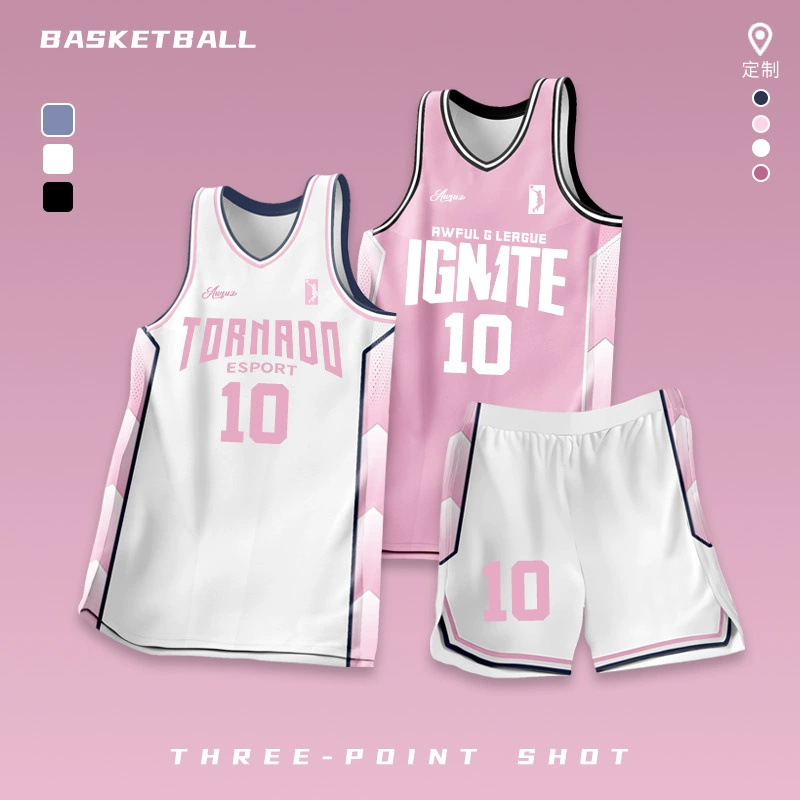 Basketball Uniform Suit Customized College Student Game Team Uniform Training Sports Vest Men's and Women's American New Jersey