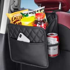 国境を越えた車のトランク収納袋、カーシートバック収納ボックス、車の革製ゴミ箱、装飾用品