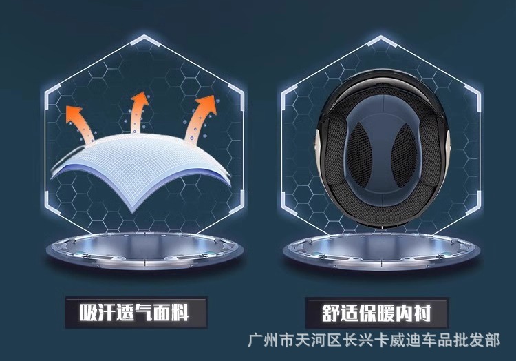 Hot-Selling Foreign Trade Specializes in High-Quality Aliexpress Amazon Motorcycle Open-Face Helmets, Safety Helmets, Dual-Lens Helmets