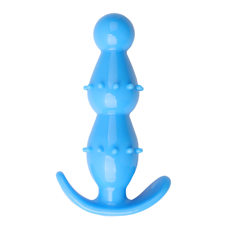 Chrysanthemum Anal Plug, Purple TPE Outdoor-Wear Anal Toy — detail image 5