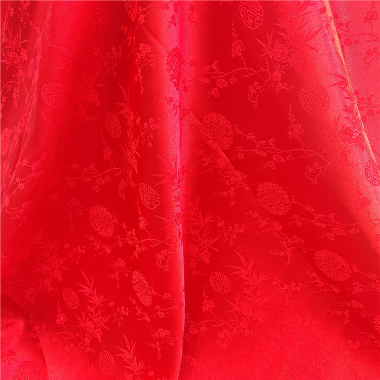 T3032#早秋春夏缎面暗纹花 女装童装衬衫连衣裙家居服印花底布料