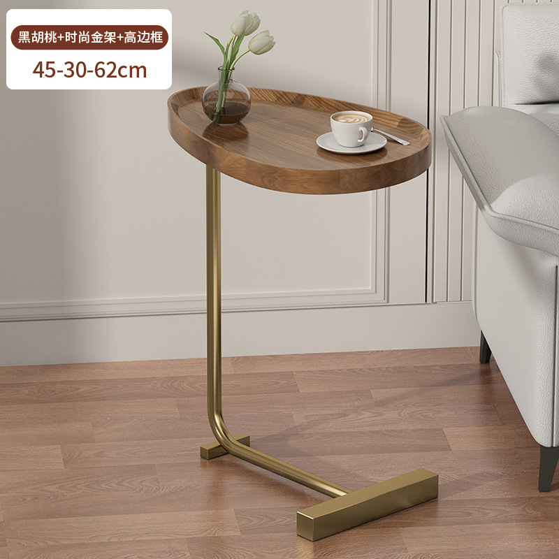 Sofá al lado de la sala de estar se puede mover mesa pequeña cabecera de la cama estante simple mini mesa de té de lujo