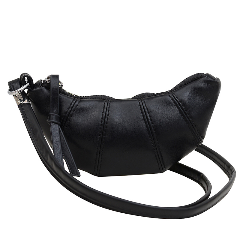 Bolso de nicho coreano de diseño femenino de estilo extranjero nuevo estilo de moda mini bolso de corno para salir lindo cuello bolso de mochila de moda