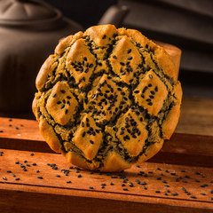 Xylitol-iron ginseng black sesame filled peach cookies, senior snacks, no added sugar food