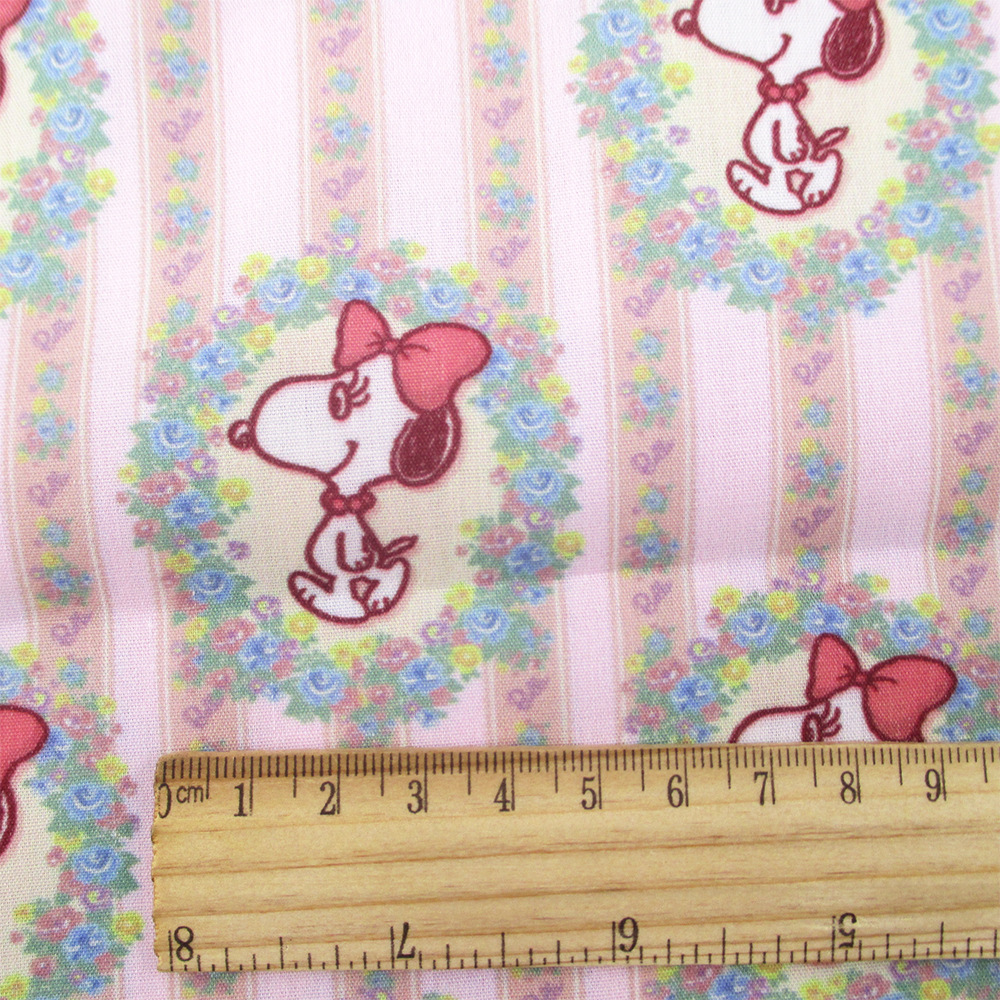 Perro Snoopy impresión de dibujos animados 100% tela de algodón DIY ropa hecha a mano bolsa, 1Yc55667
