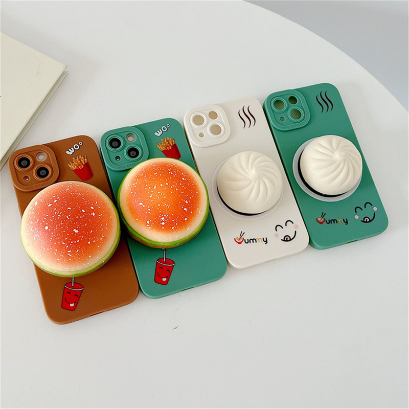 Mobile Phone Case Suitable for Apple 13 Pro Max Protective Cover Xr12 Anti-Fall Soft Case Xs11 Trendy Women's Stress-Relief Squishy Case Mobile Phone Case Suitable for Apple 13 Pro Max Protective Cover Xr12 Anti-Fall Soft Case Xs11 Trendy Women's Stress-Relief Squishy Case