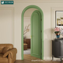 免费调色法式室内门贴线实木烤漆隔音房间木门白色卧室内实木隔音