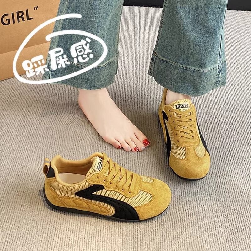 Women's German Training Shoes 2026 Summer Thin Mesh Breathable Casual Sports Sneakers Retro Flat-Soled Forrest Gump Shoes Ultra-Light Women's German Training Shoes 2026 Summer Thin Mesh Breathable Casual Sports Sneakers Retro Flat-Soled Forrest Gump Shoes Ultra-Light