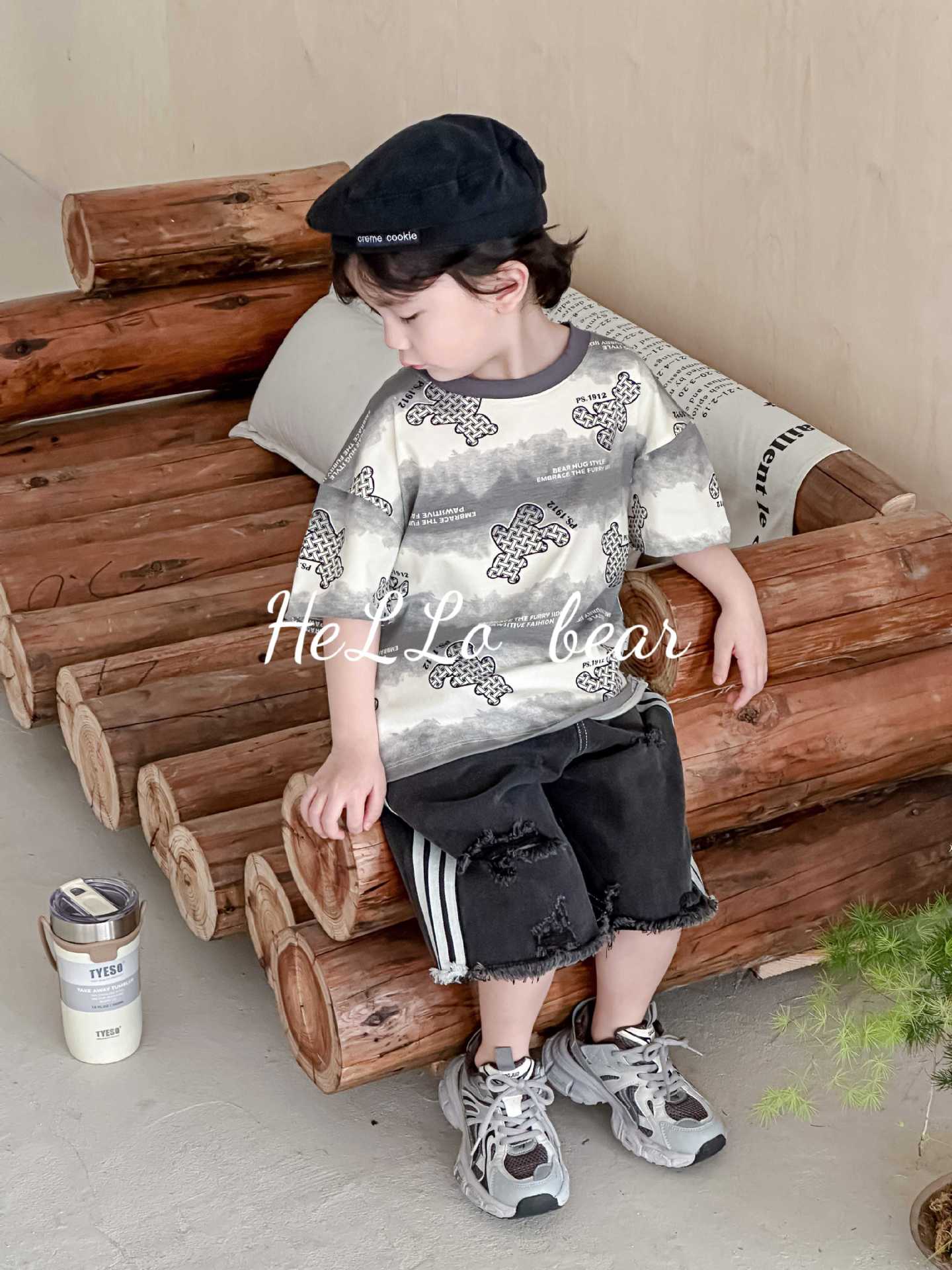 Чернильный медведь-каракули