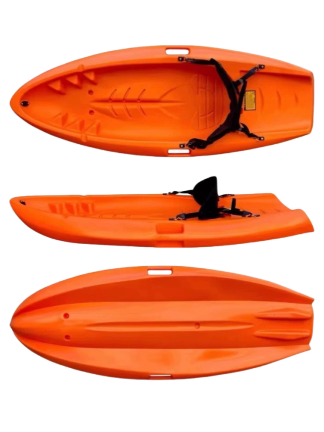 Детский каяк, лодка из пластмассы, изготовленная методом ротационного формования, пластиковая рыбацкая лодка, спасательный круг, игрушка для бассейна, пластиковая байдарка