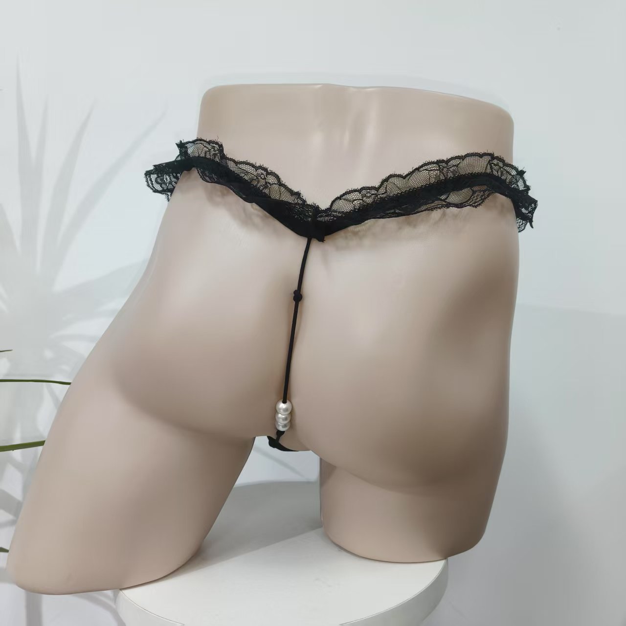 Perizoma sexy in pizzo con apertura sul cavallo, perizoma con tasca a forma di uovo, per massaggi, vita bassa, trasparenti, per uomo_voghion.com