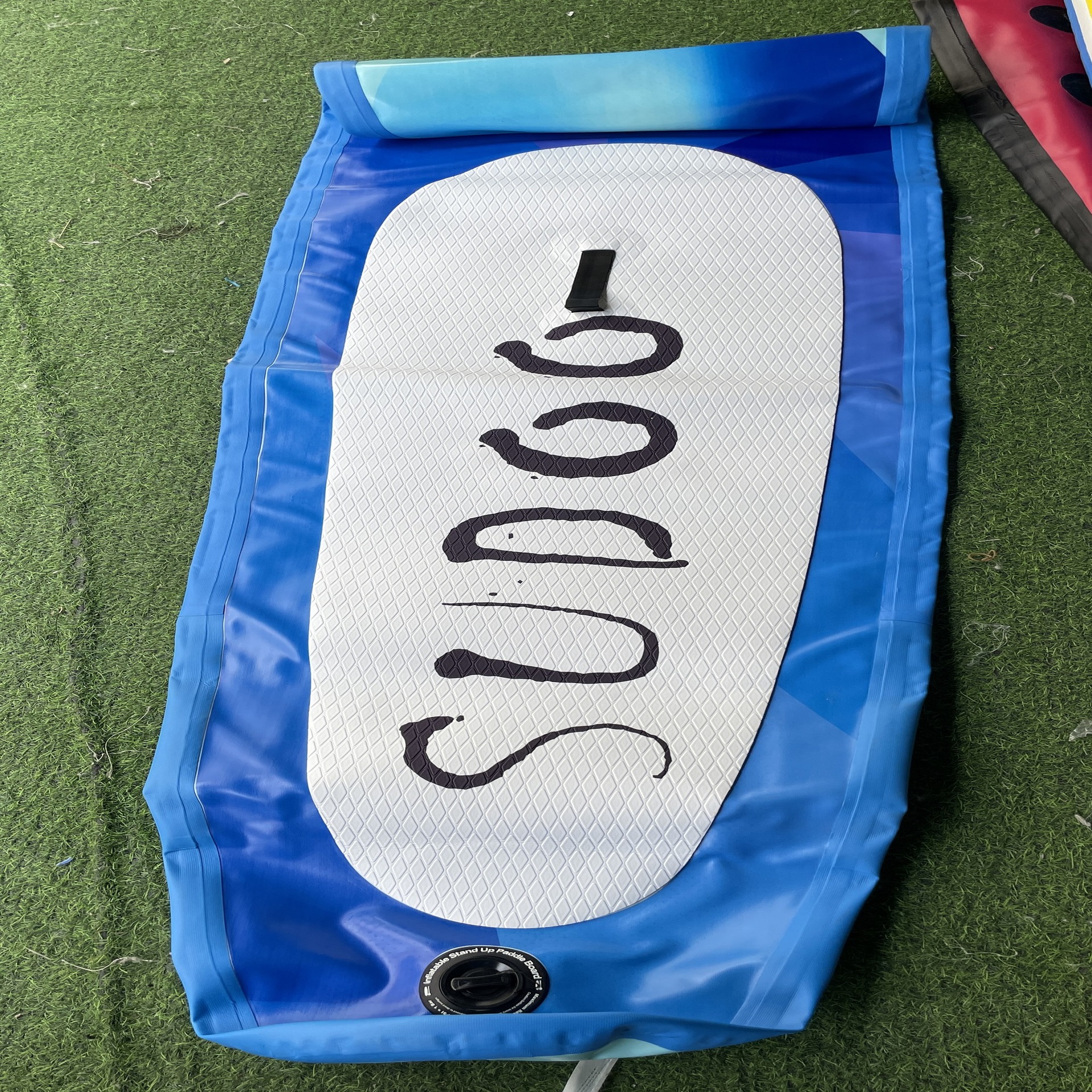 Profundo azul de mar infláble SUP tabla de paddle de agua profesional de pie tabla de surf plegable tabla de remo conveniente