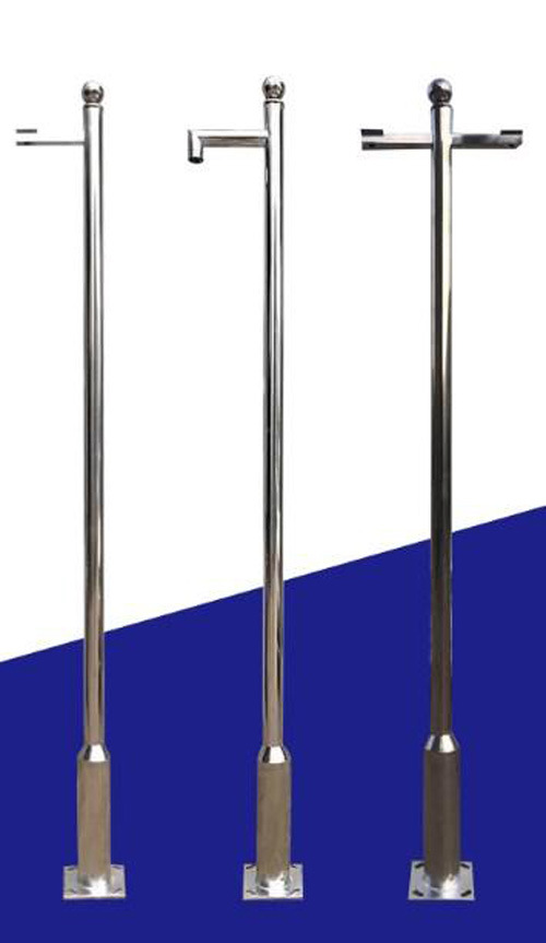 承接云南地区监控杆 小区摄像立杆博众监控杆生产厂家