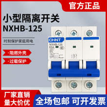 正泰小型开关NXHB-125昆仑家用项目 小型隔离开关闸刀微型断路器