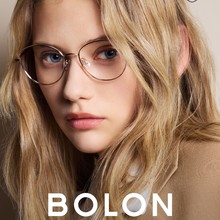 BOLON暴龙近视眼镜框猫眼框女复古书呆子镜架圆脸可配度数BA7029