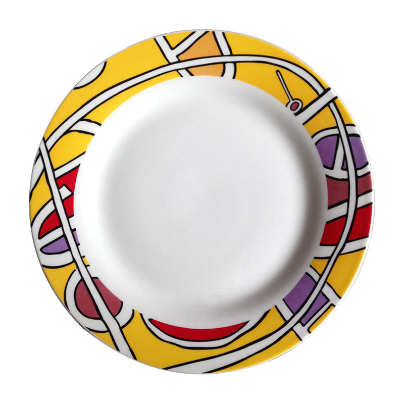 Promotional Gifts 8' 9' 10' Christmas Roasted Flower Ceramic Plate Restaurant Hotel Home Ceramic Plate Export Export Promotional Gifts 8' 9' 10' Christmas Roasted Flower Ceramic Plate Restaurant Hotel Home Ceramic Plate Export Export