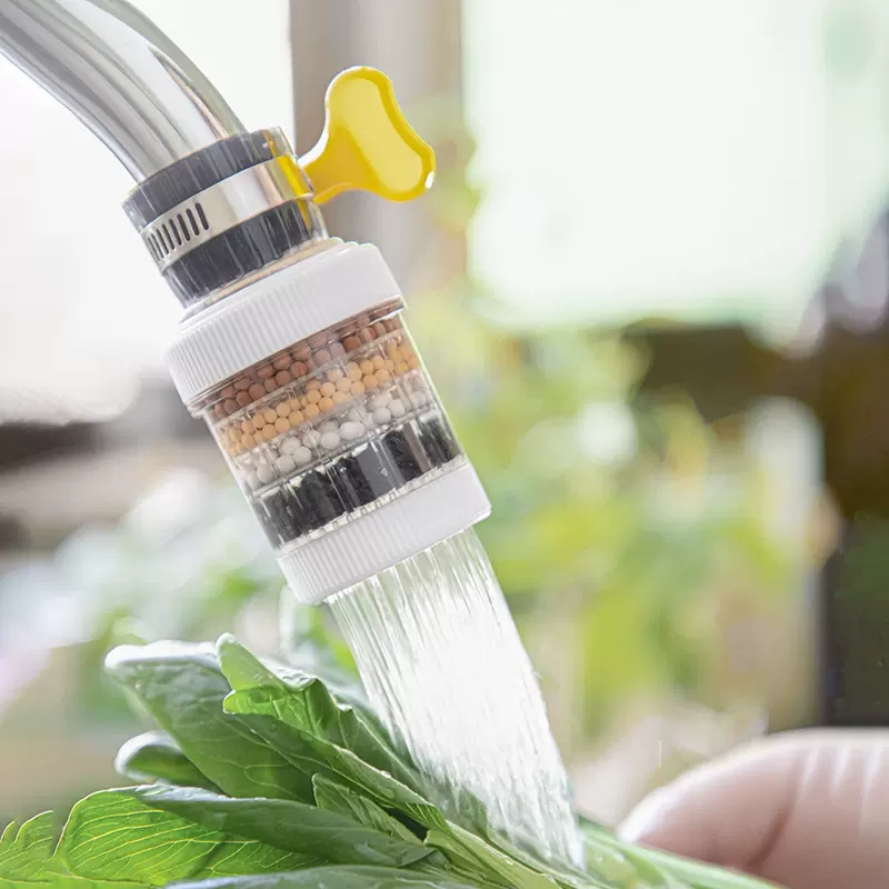 厂家直销  可拆洗六层家用水龙头过滤器厨房通用防溅花洒净水器