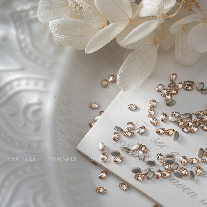 샴페인 denier-5A 평평한 바닥 2*3mm