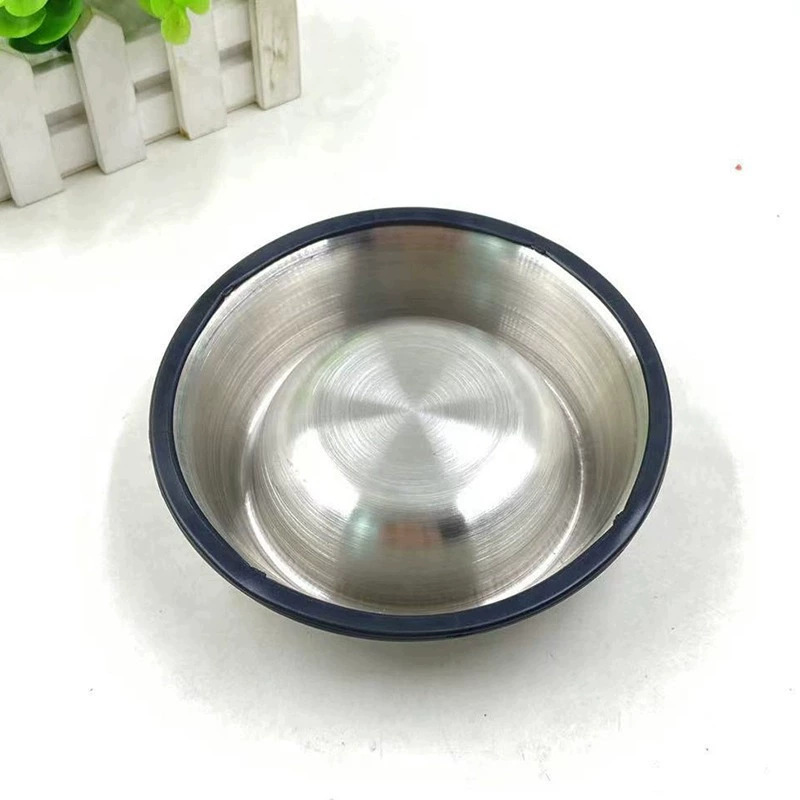 Tazón para perros de acero inoxidable Tazón para perros Tazón para perros anti-volcado Tazón para perros Tazón de arroz para perros grande Alimentador para mascotas Tazón de arroz para perros de gran tamaño