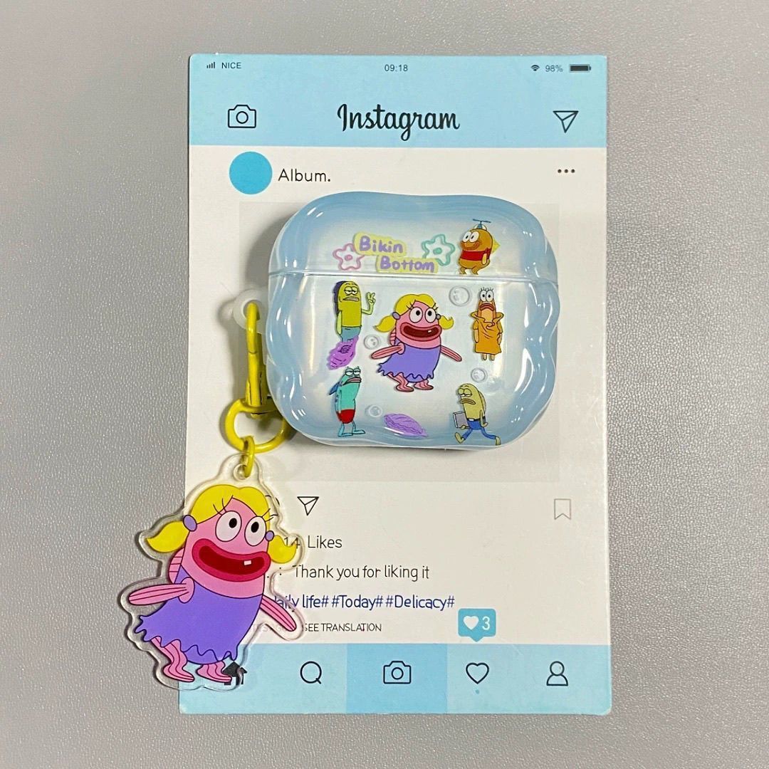 Beachburg Little Girl para AirPods4 Bluetooth cubierta de auriculares de Apple AirPod Pro2 de tercera generación