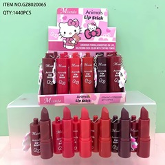 Mlundo卡通小掛件歐美啞光霧面不沾杯防水不掉色絲絨柔霧口紅