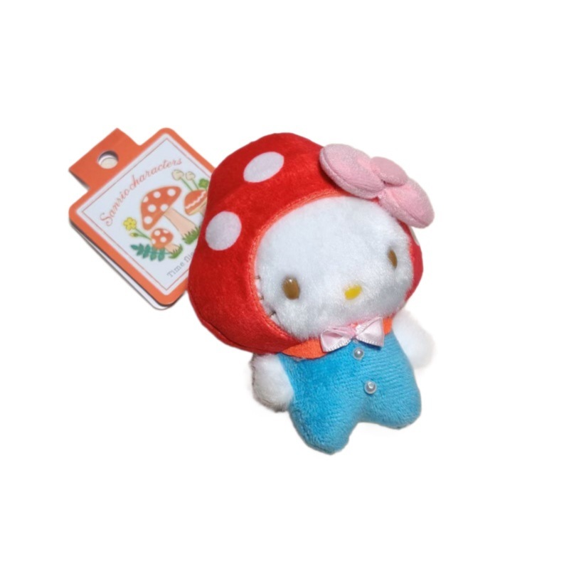 中古HelloKitty 蘑菇变装kt挂件 蘑菇头Kitty 变装蘑菇长毛小挂件|undefined