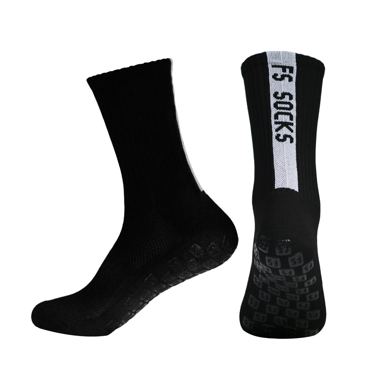 Fs Socks Football Socks, Sports Socks, Men's and Women's Mid-Calf Socks, Silicone Non-Slip Dotted Socks, Professional Competition Training
