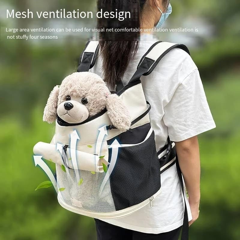 Cross-border nuevo pecho perro mochila gato pequeño para salir a prueba de grietas pasear perro sucio mochila plegable