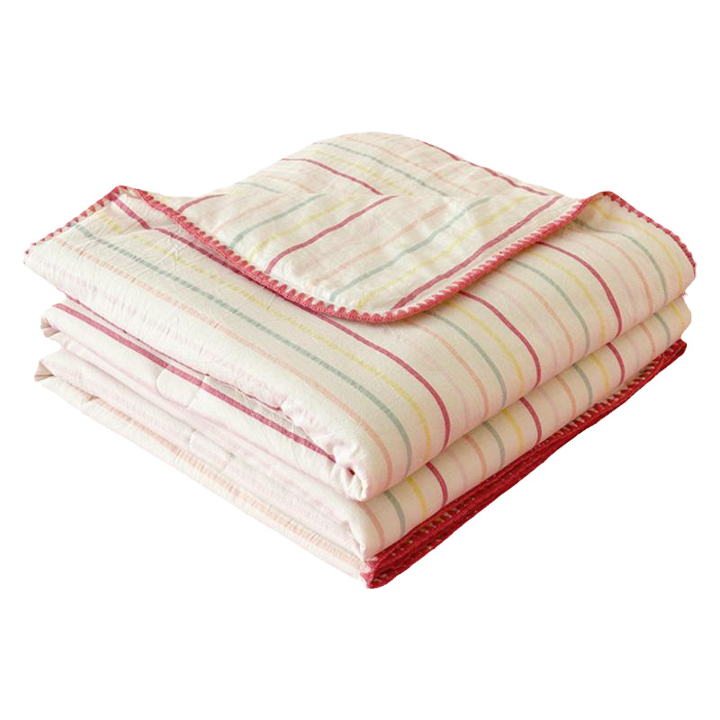 Edredón de verano de fibra de soja, edredón fresco de verano, edredón de aire acondicionado de algodón de cuatro piezas, edredón fino lavable a máquina de verano