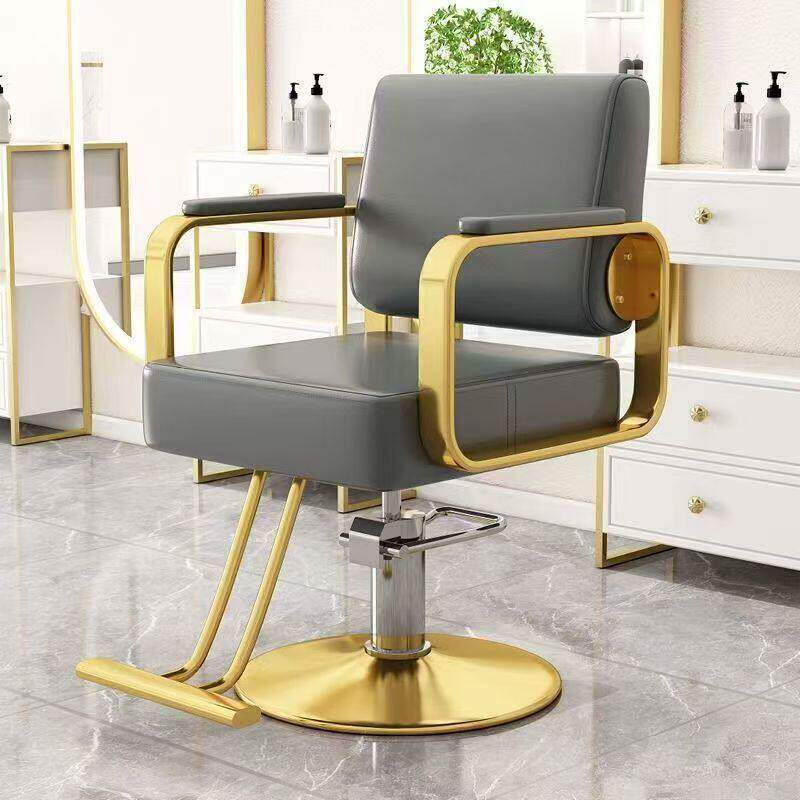 Silla de salón de peluquería red red red de marea roja silla de corte de pelo especial silla de corte de pelo elevable asiento rotatorio tablerón de peluquería