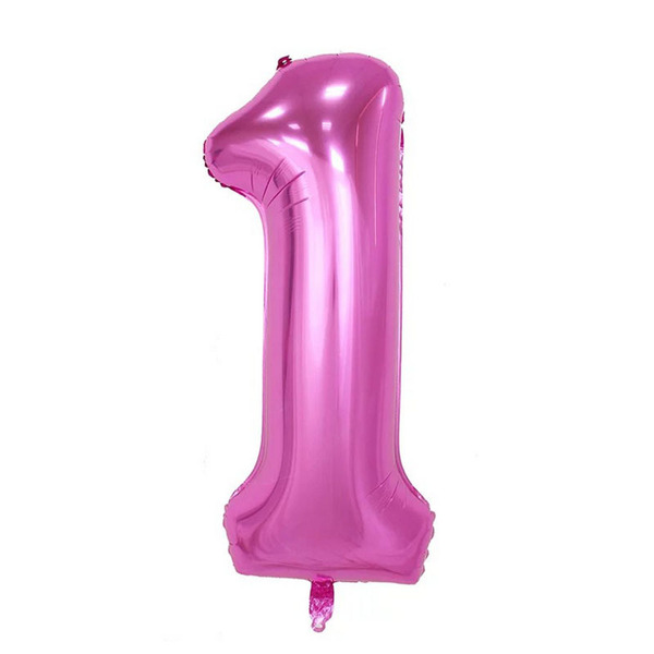 digital golden blue fuchsia balloon