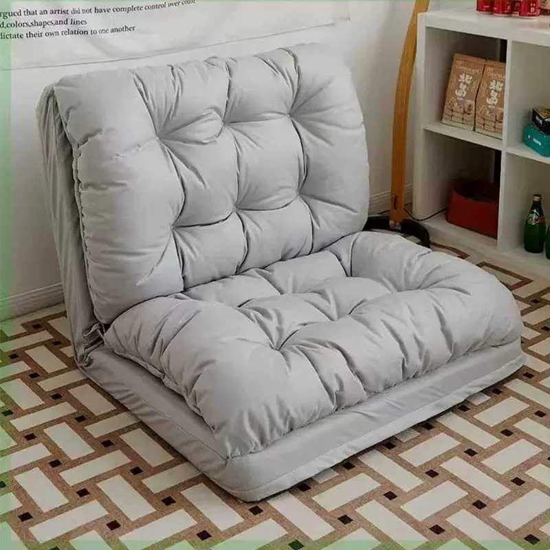 懒人沙发可折叠阳台沙发 榻榻米单人沙发 床上靠背垫双人地板沙发