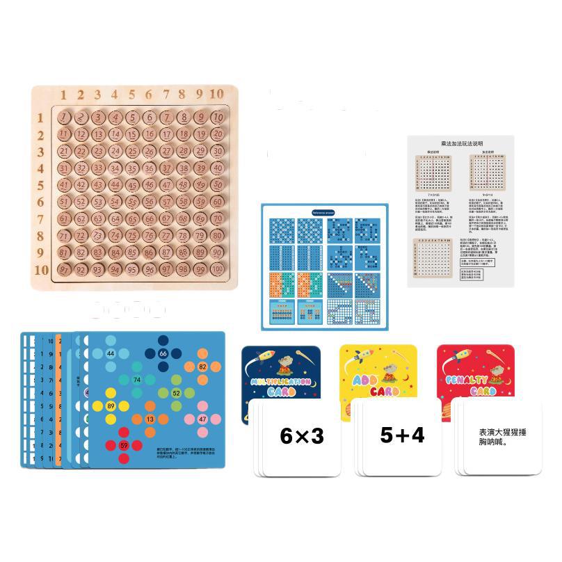어린이 조기 교육 몬테소리 교육 인식 9-9 개의 곱셈 테이블 초등 학교 곱셈 조기 교육 곱셈위원회 교육 완구