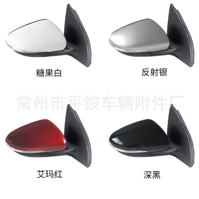 Models 10-12 Golf 10-12Reversing – Rear mirror/rearview mirror assembly - 6-wire-electric-adjustment-heating-turn-signal-note-color-r