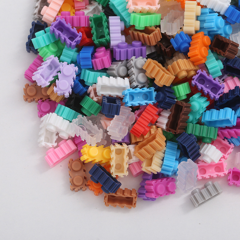 LEGO-kompatible 8mm kleine Teilchen Schüttgut Bausteine Großhandel Kinder Bastelzubehör Bildungs-Puzzlespielzeug