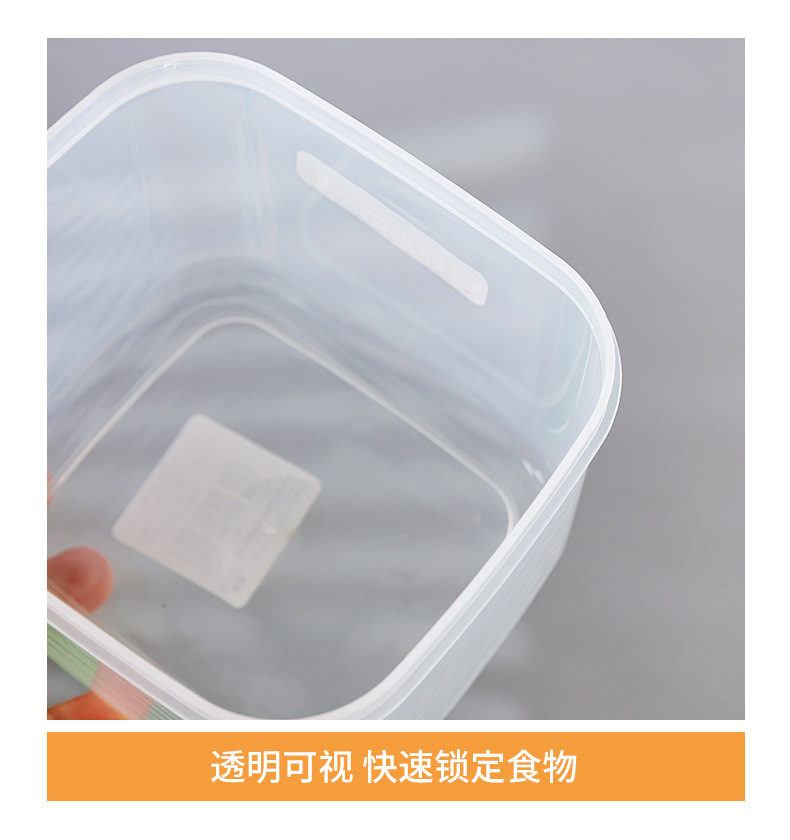 Japanische Frischhaltedose mit Abtropfgitter, tragbare Obst- und Bento-Box, Kühlschrank-Lagerbehälter für Lebensmittel, Aufbewahrungsbox für Zwiebeln, Ingwer und Knoblauch, Großhandel