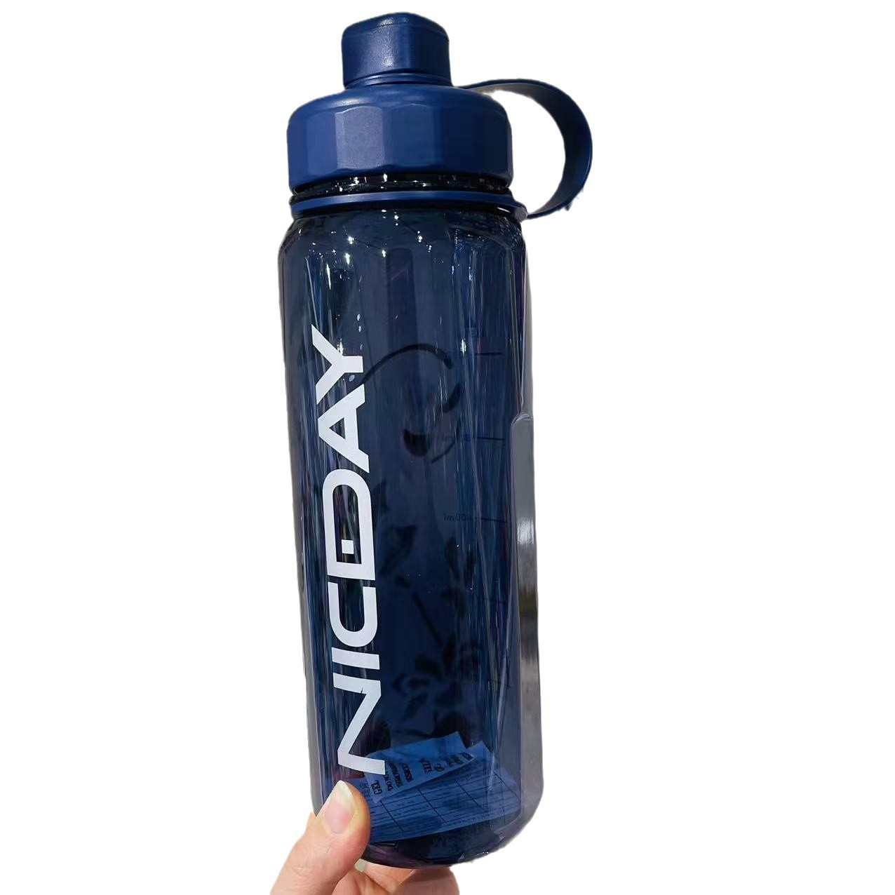 Jinshi deportivo al aire libre botella de plástico de una sola capa de 2000ml taza espacial de gran capacidad botella de agua portátil para trabajadores ecológicos